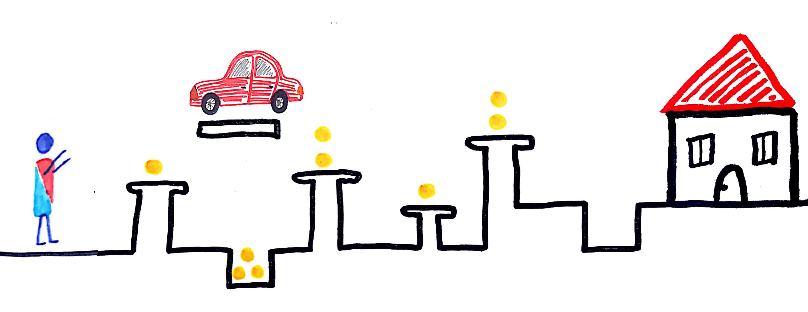 Zhodnotitelák jako Mario. Je před ním cesta plná překážek ale také odměn a na konci ho čeká vysněný dům